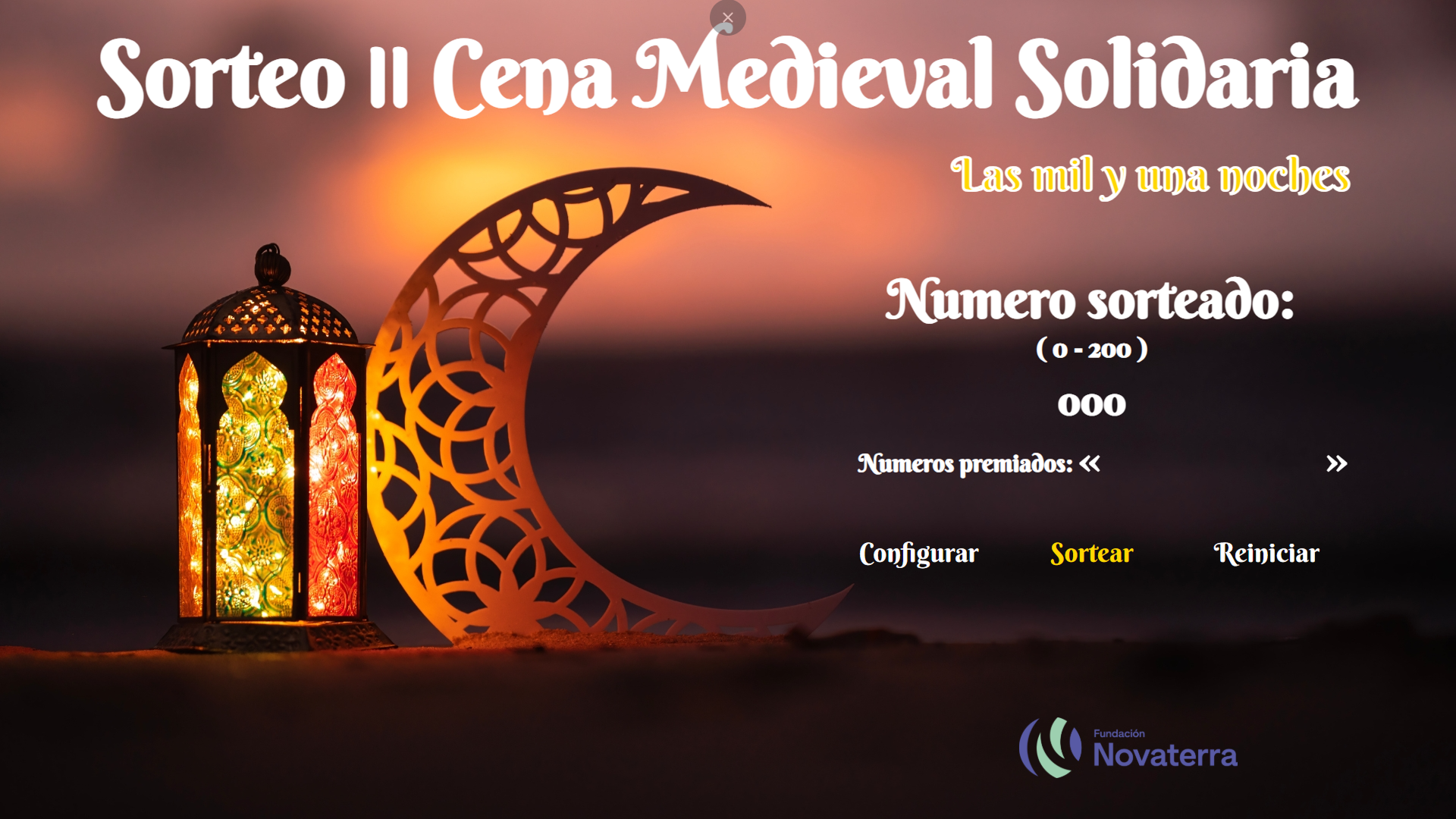 Sorteo Medieval